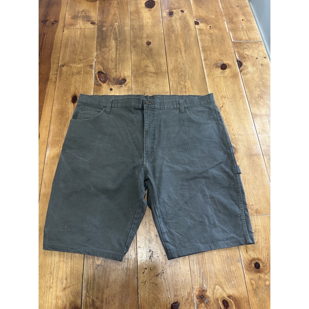 Dickies Shorts Men's Olive Green Size 40 Cotton Blend Utility Workwear